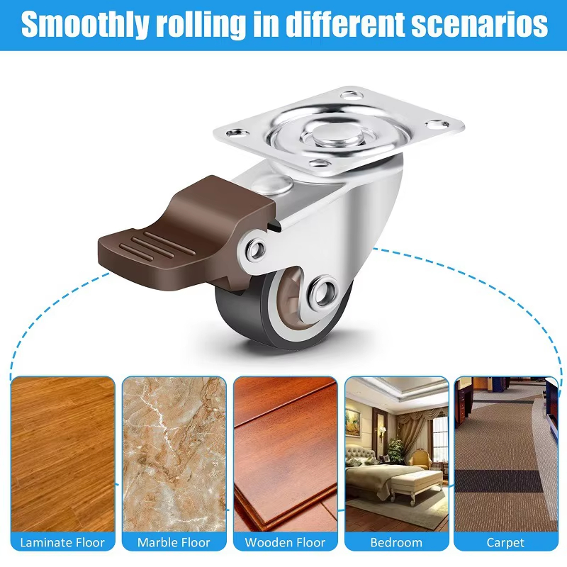 thermoplastic rubber tpe caster wheel